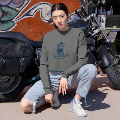 Cute Graphic Cropped Sweatshirt for Trendsetters