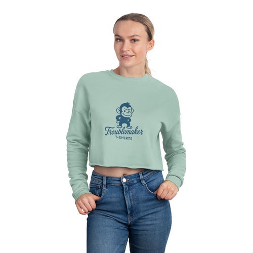 Cute Graphic Cropped Sweatshirt for Trendsetters