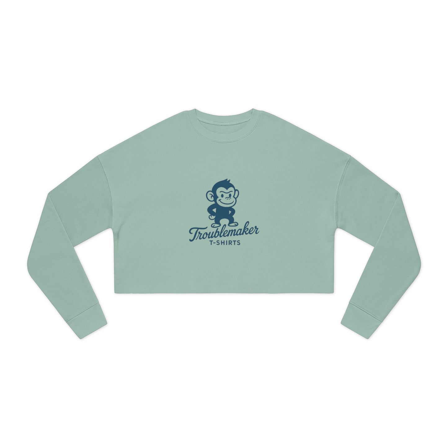 Cute Graphic Cropped Sweatshirt for Trendsetters