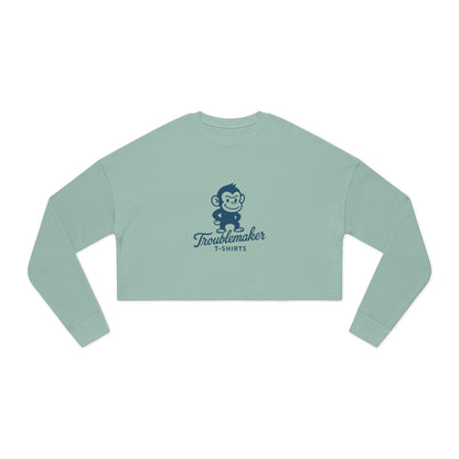 Cute Graphic Cropped Sweatshirt for Trendsetters