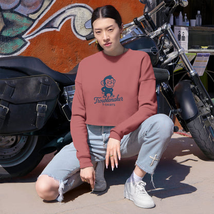 Cute Graphic Cropped Sweatshirt for Trendsetters