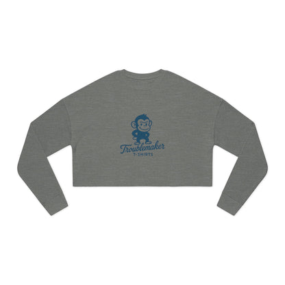 Cute Graphic Cropped Sweatshirt for Trendsetters